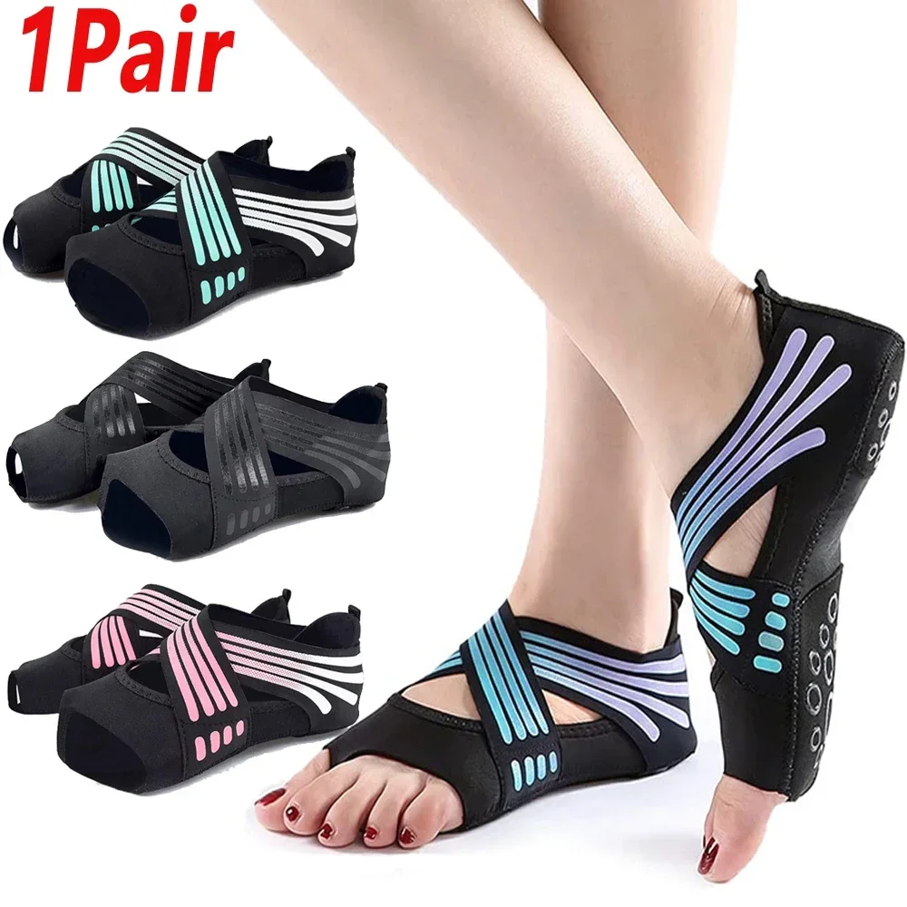 Home Gym Pilates - 1 Pasang Sepatu Yoga Profesional Anti-Selip