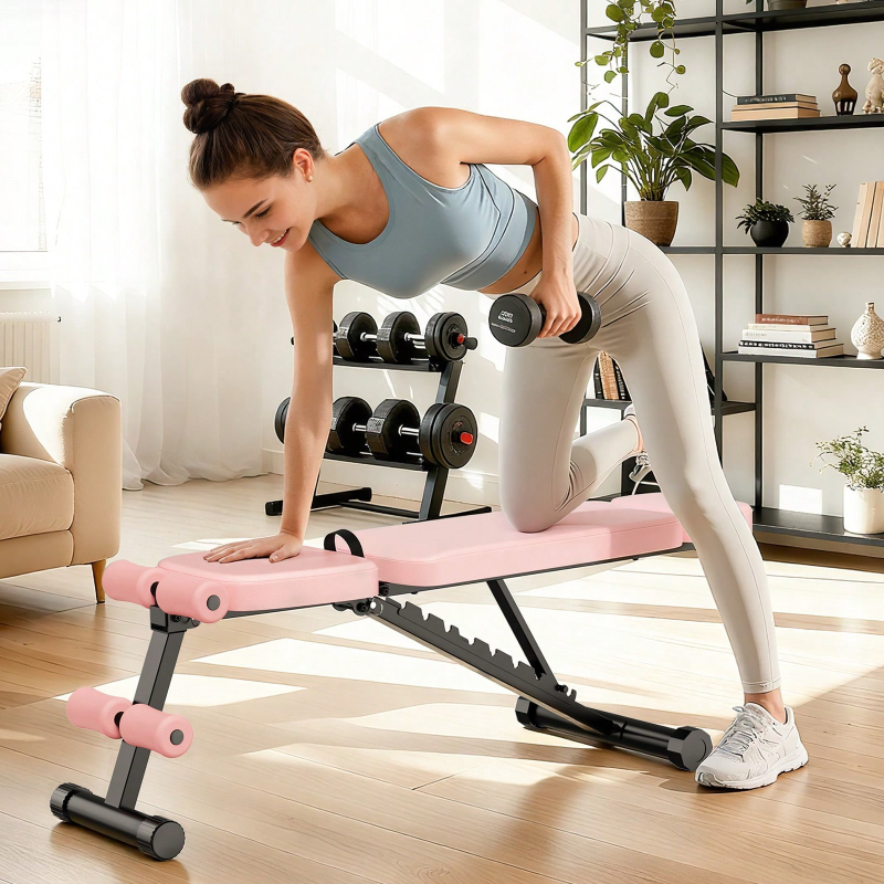 Home Gym Leg - Bangku Angkat Beban 9 Posisi yang