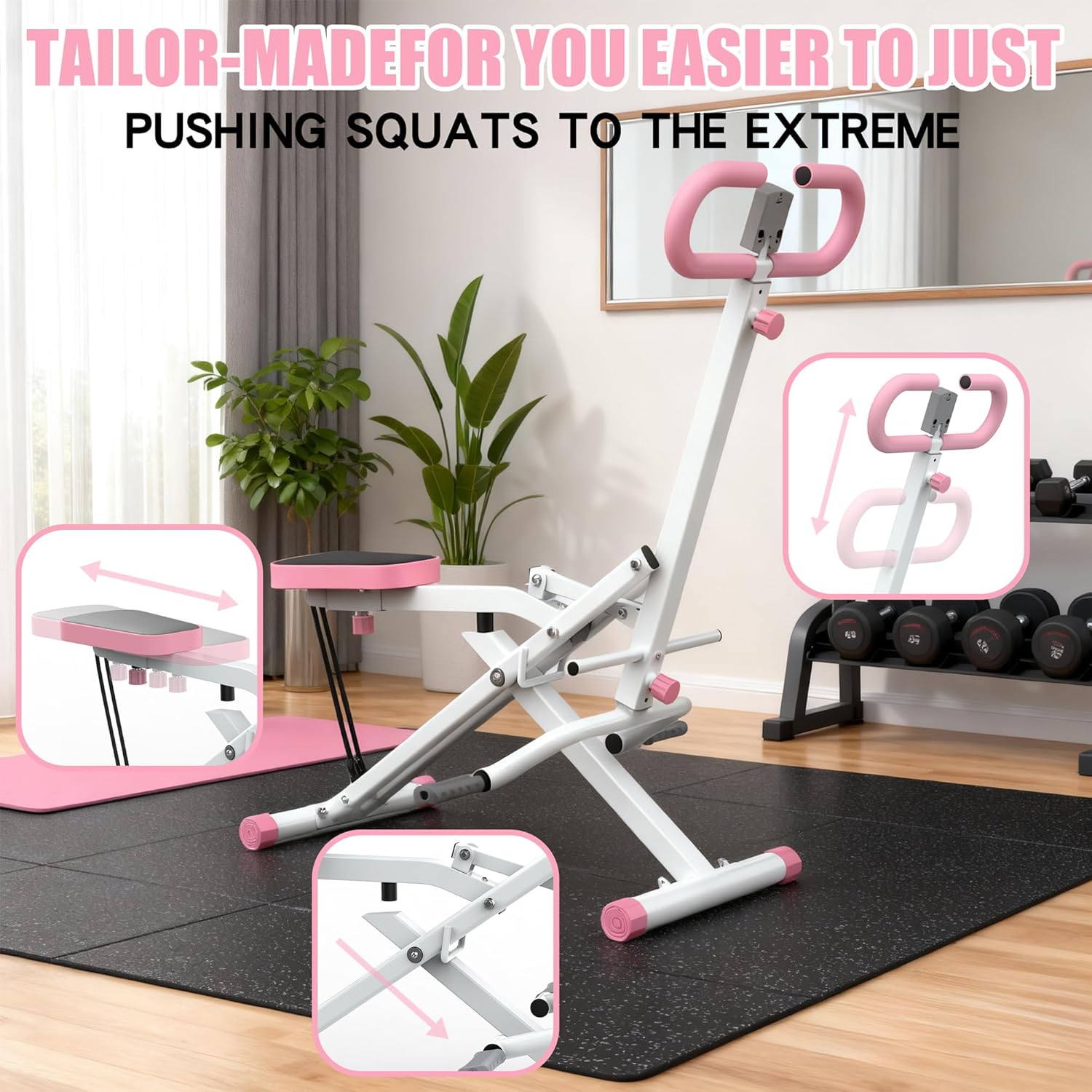 Mesin Squat untuk Rumah, Alat  - Home Gym Hip Thrust Machine ulasan dan harga