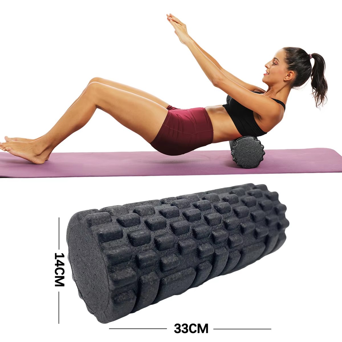 30/33Cm Rol Busa Kebugaran Rol - Home Gym Pilates ulasan dan harga
