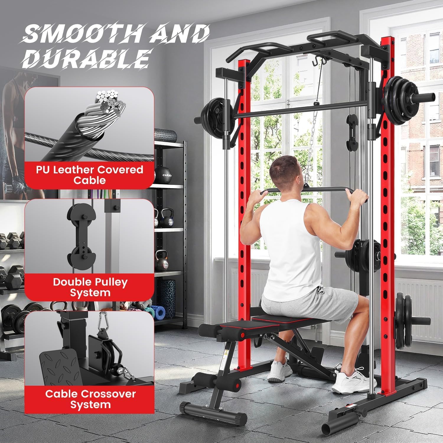 Rak Smith Machine All-in-One d - Home Gym All In One ulasan dan harga