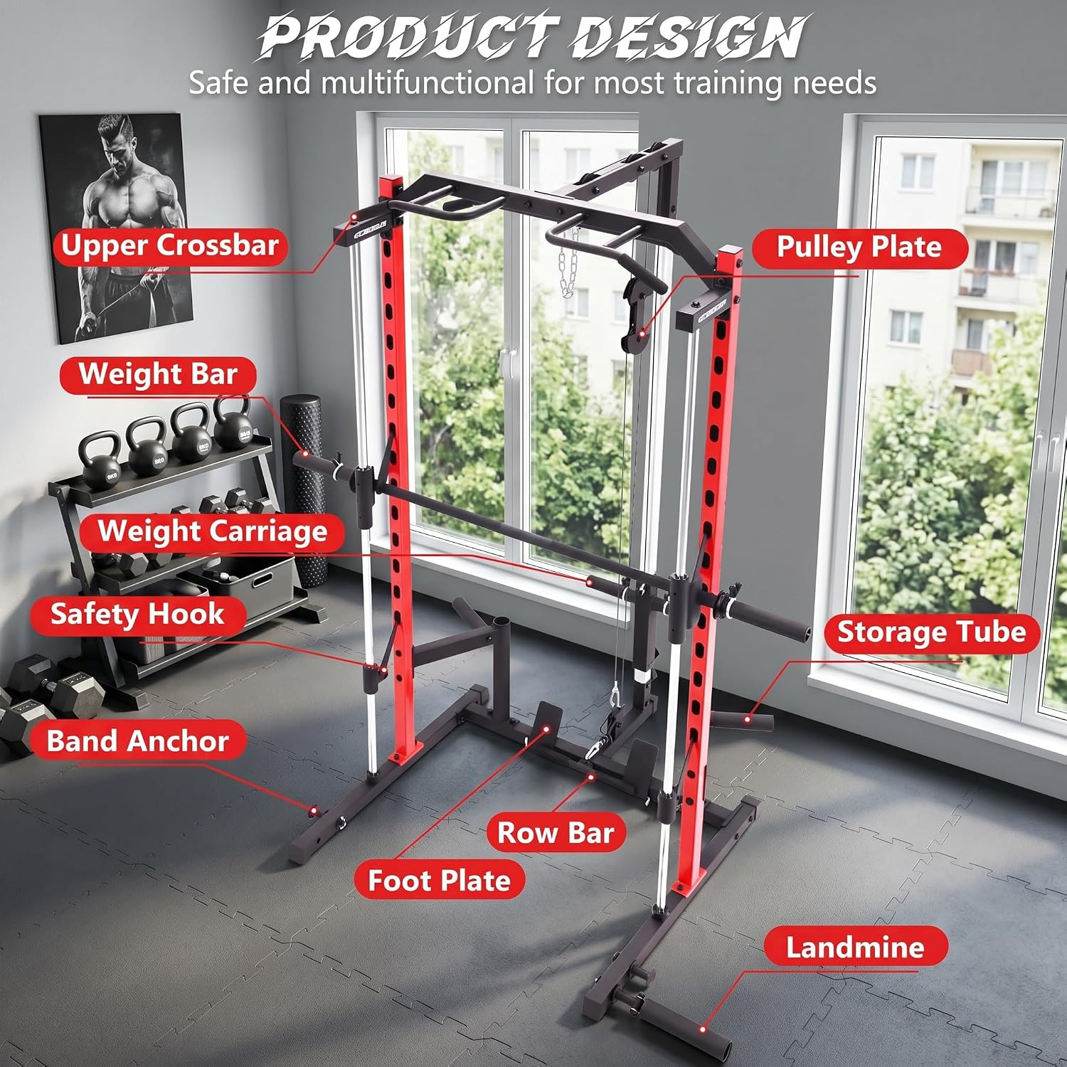 Rak Smith Machine All-in-One d - Home Gym All In One ulasan dan harga