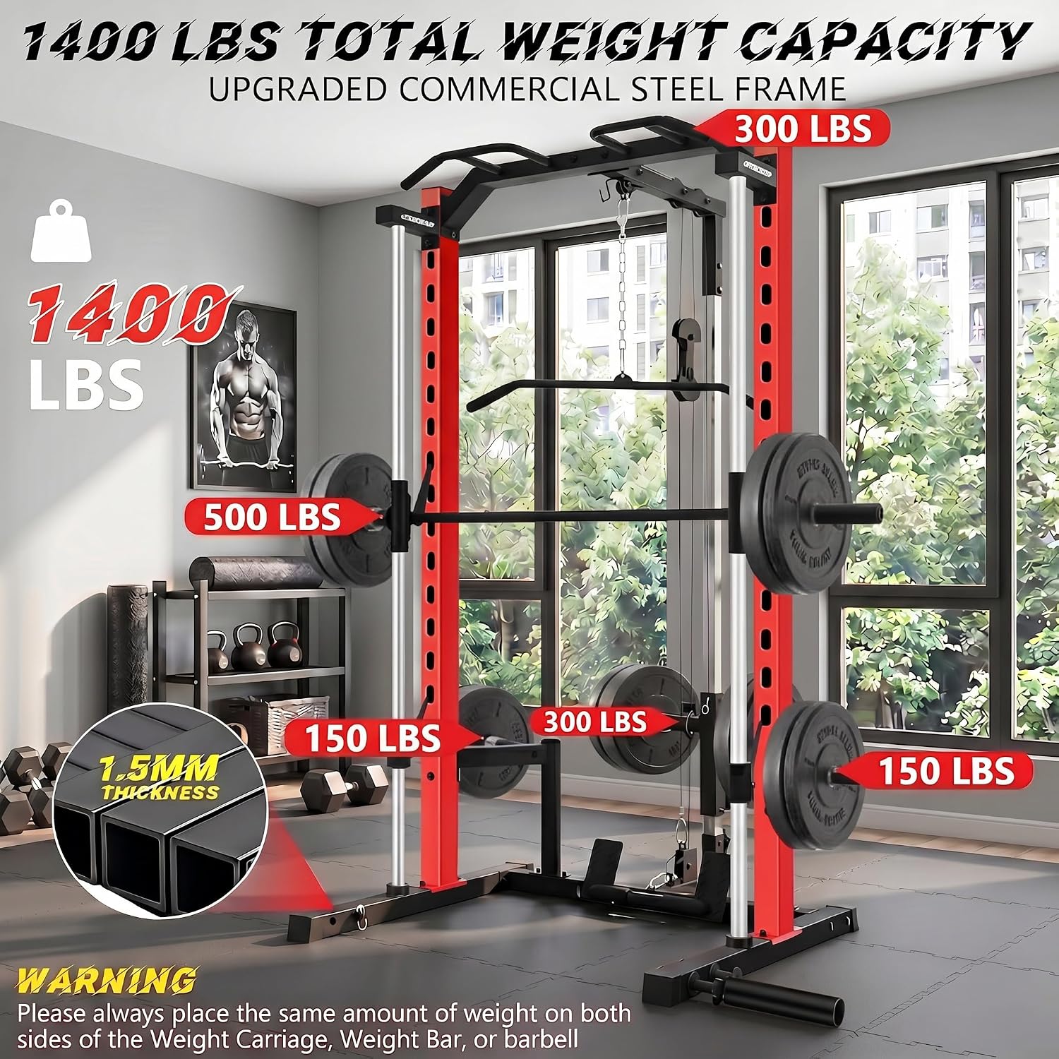 Rak Smith Machine All-in-One d - Home Gym All In One ulasan dan harga