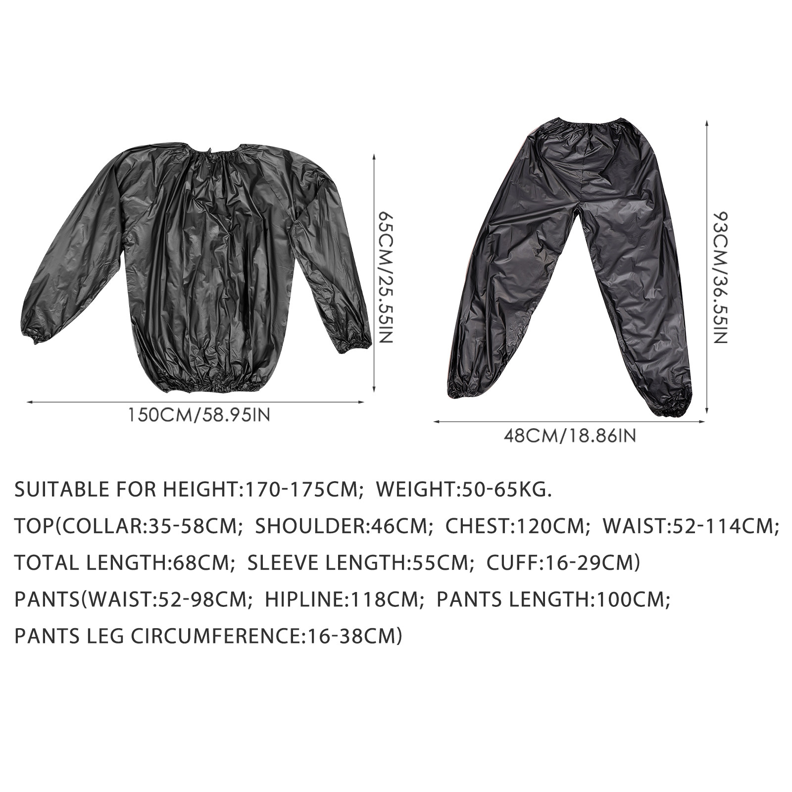 1 Set Pakaian Sauna, Atasan da - Sauna Home Gym ulasan dan harga